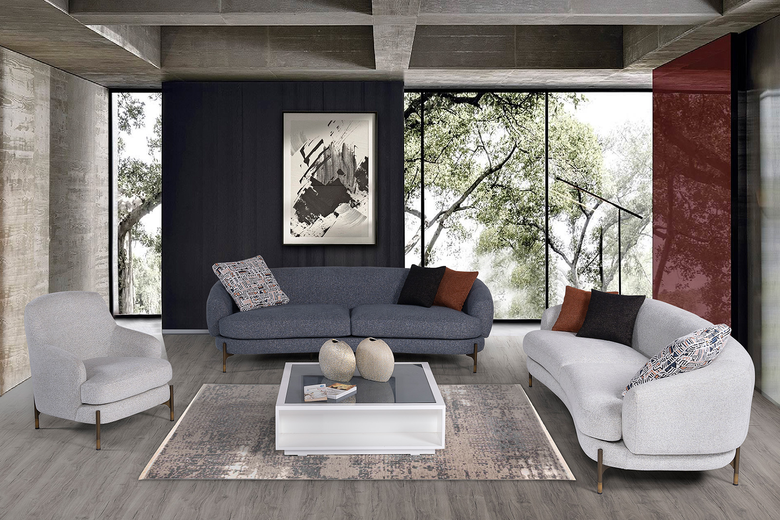 loft-01 Loft İkili/Üçlü Takım - Görsel 1